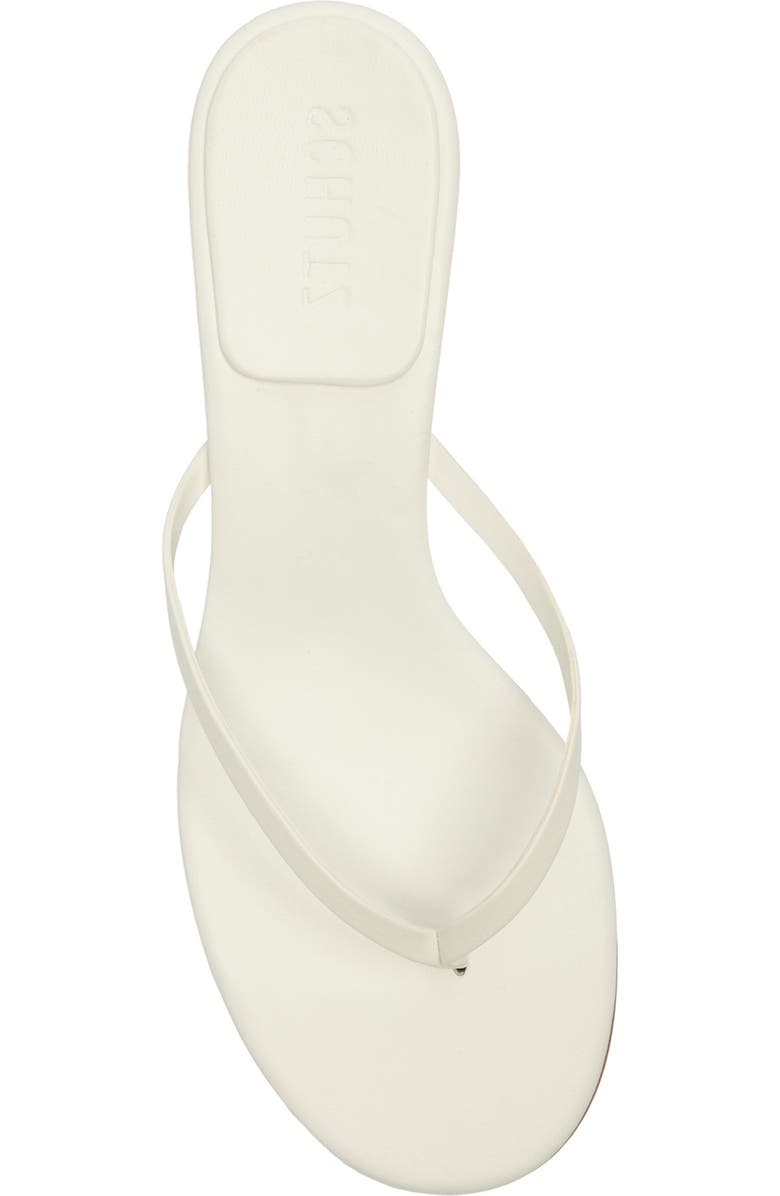 Schutz Carolyn Kitten Heel Sandal, Alternate, color, White