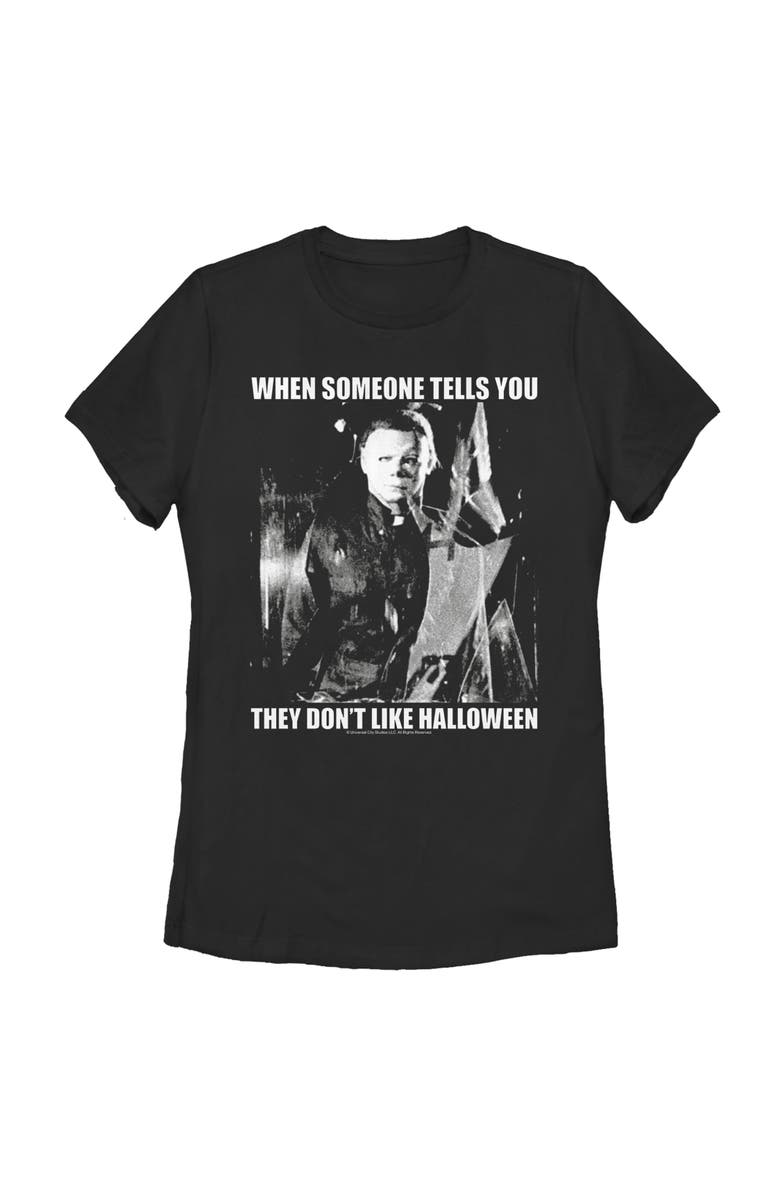 Halloween Women's Halloween II Michael Myers Love It or Else  Graphic T-Shirt, Main, color, Black
