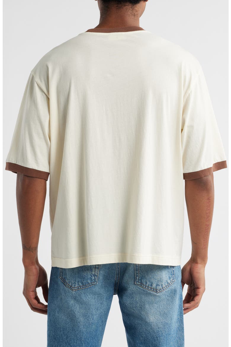 Trophy Ringers Oversize Organic Cotton Pocket T-Shirt, Alternate, color, FIELD WHITE