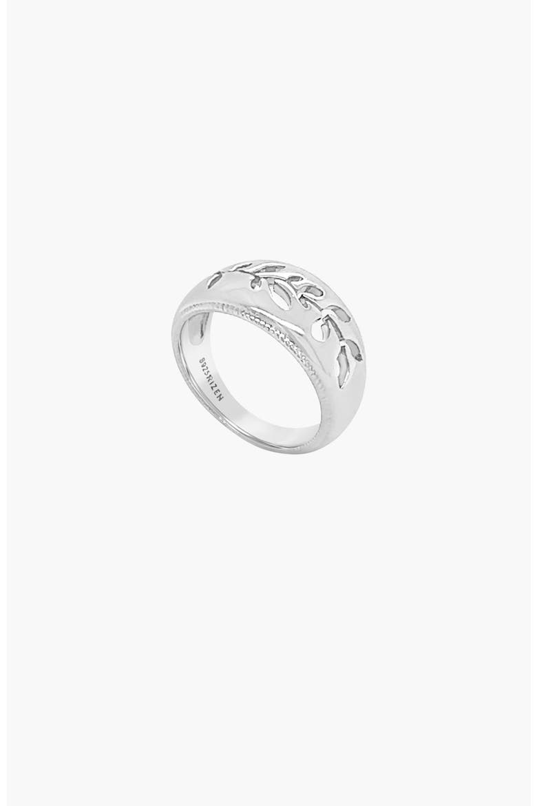 Olive Branch Ring, Main, color, Sterling Silver