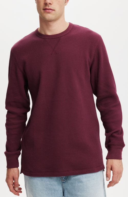 COTTON ON CHUNKY WAFFLE LONG SLEEVE TSHIRT