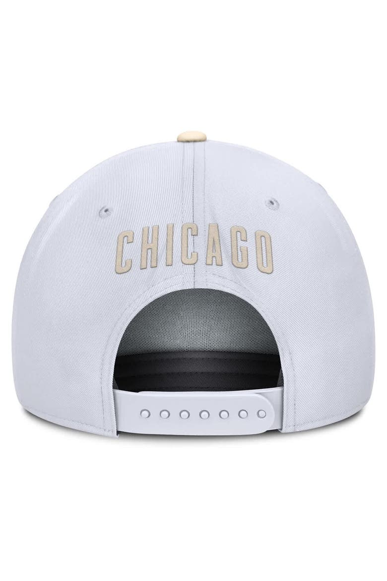Men's Nike  White/Cream Chicago Cubs Pro Performance Snapback Hat, Alternate, color, White