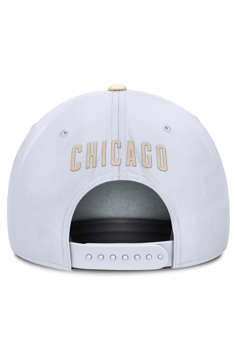 Nike Men's Nike White/Cream Chicago Cubs Pro Performance Snapback Hat, Alternate, color, White