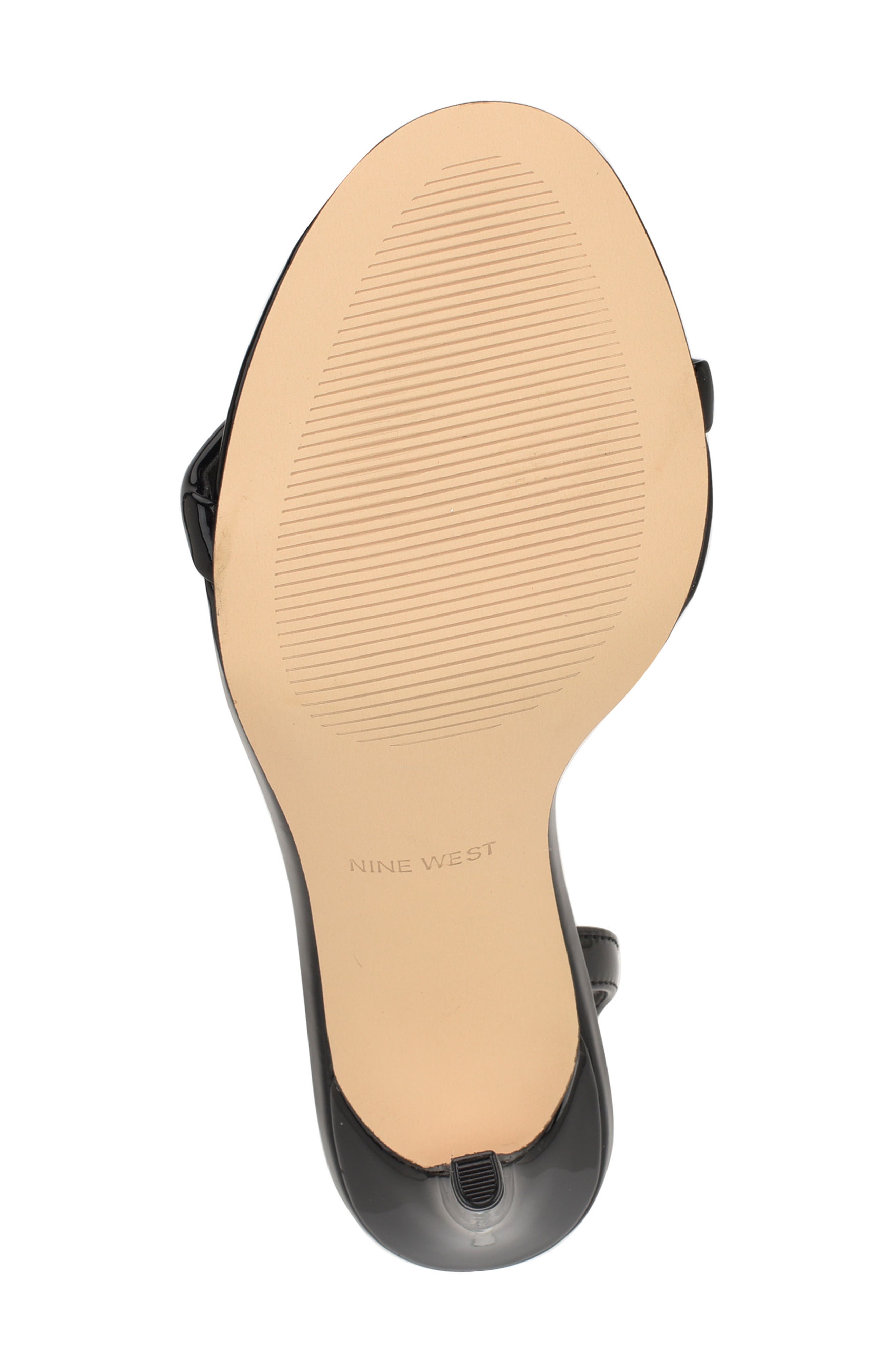 Mandey Ankle Strap Sandal, Alternate, color, BLACK