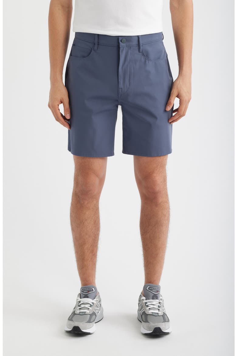 Bay Athletic Fit Airluxe™ Dobby Shorts, Main, color, VINTAGE CORNFLOWER