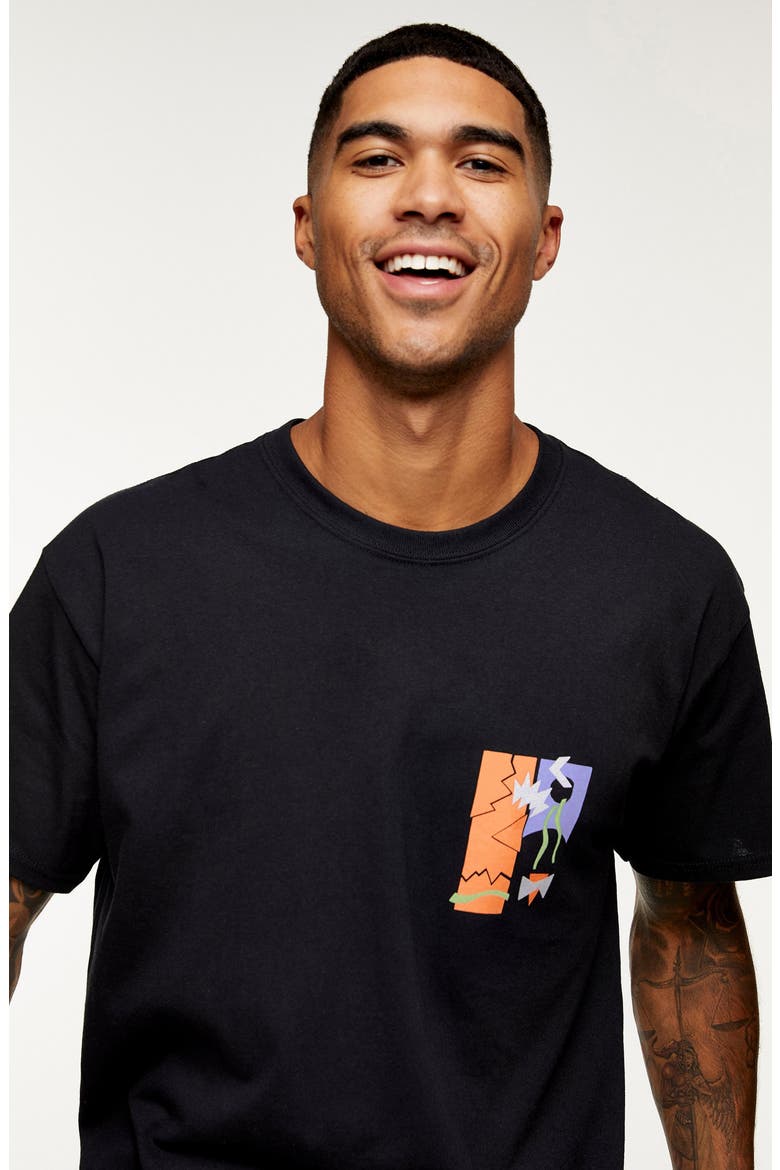 The Bridge Graphic Tee, Alternate, color, BLACK