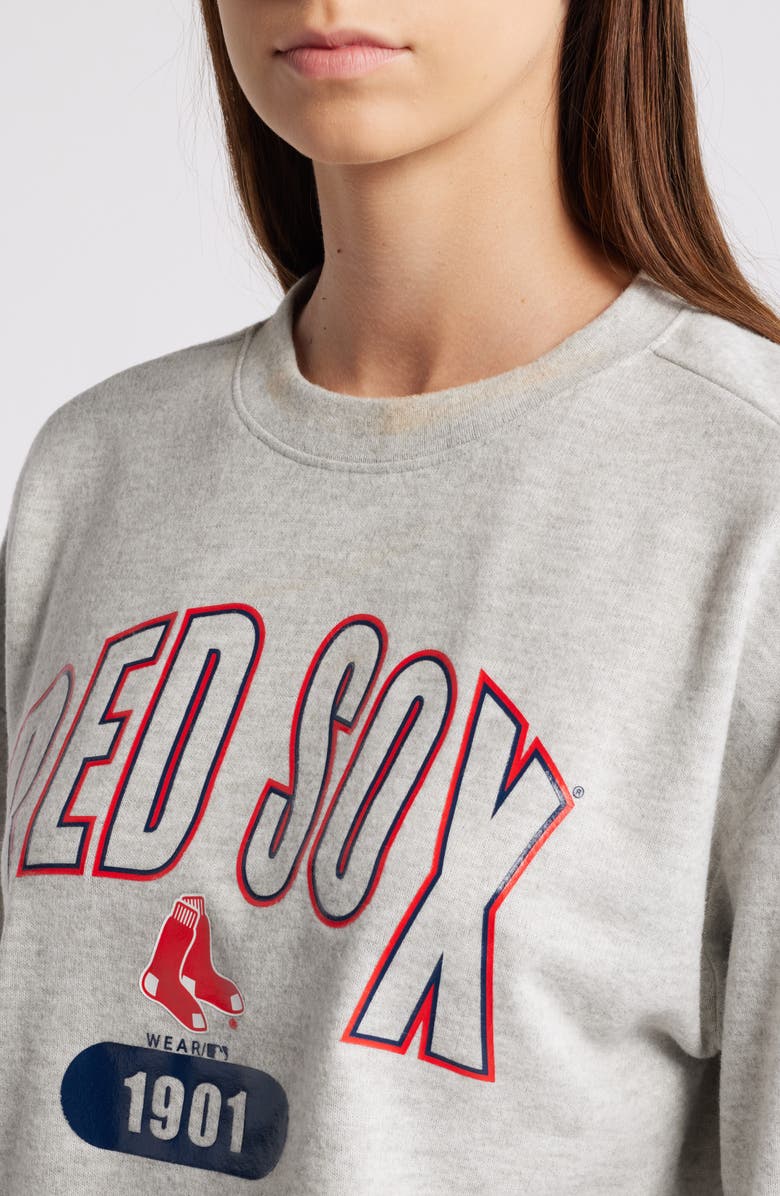 WEAR by Erin Andrews Women's WEAR by Erin Andrews Gray Boston Red Sox Knitted Lounge Set, Alternate, color, Gray