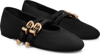 Stuart Weitzman Maven Mary Jane Flat (Women) | Nordstrom