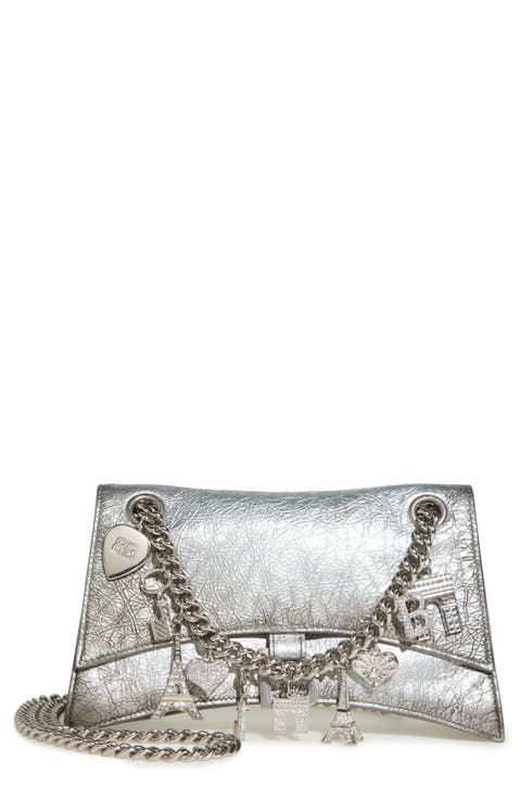 Small Crush Leather Shoulder Bag