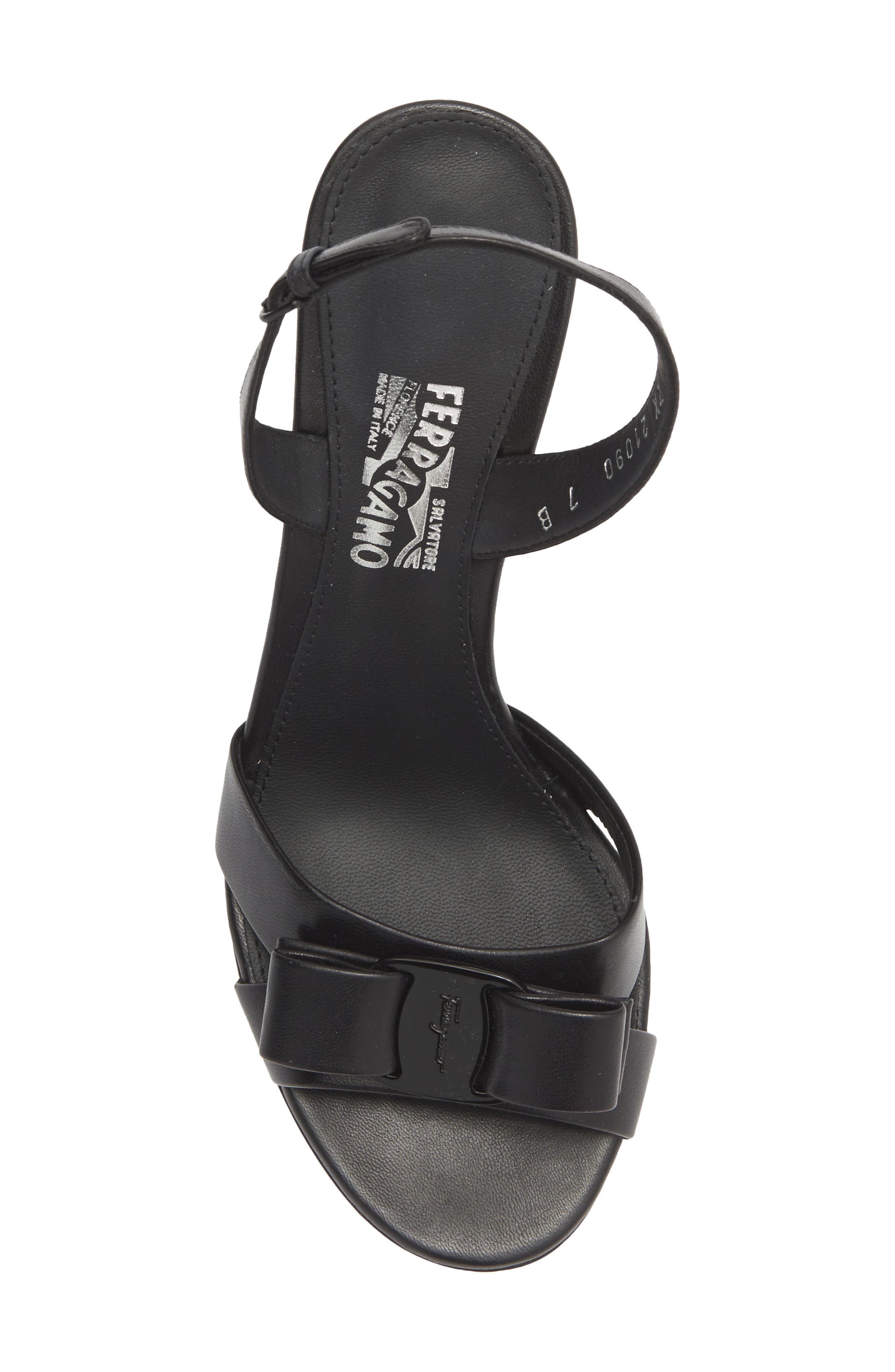 FERRAGAMO Lida Slingback Sandal, Alternate, color, Black