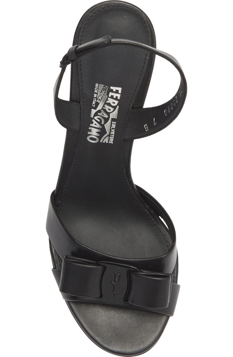 FERRAGAMO Lida Slingback Sandal, Alternate, color, Black