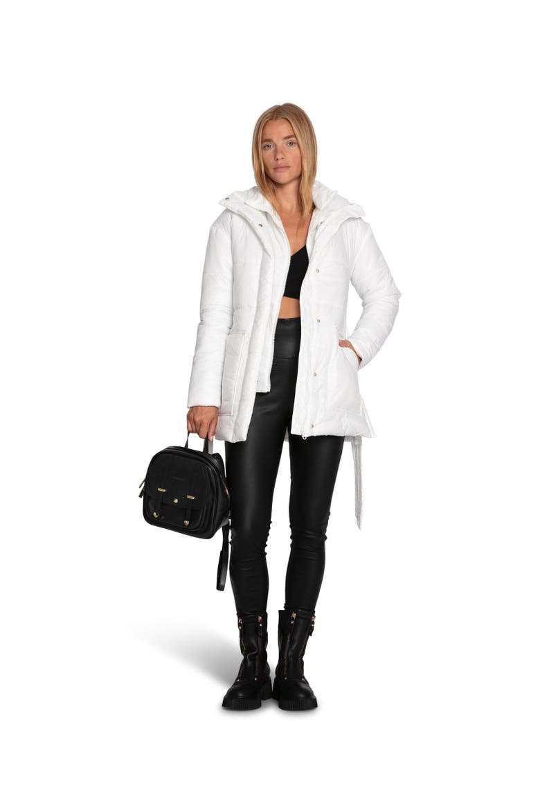 Moonrise Belted Puffer Jacket, Alternate, color, OffWhite