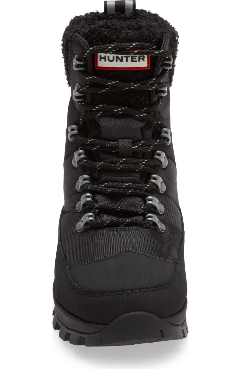 Hunter Waterproof & Insulated Recycled Commando Boot, Alternate, color,