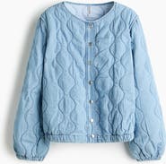 H&M Quilted Denim Jacket