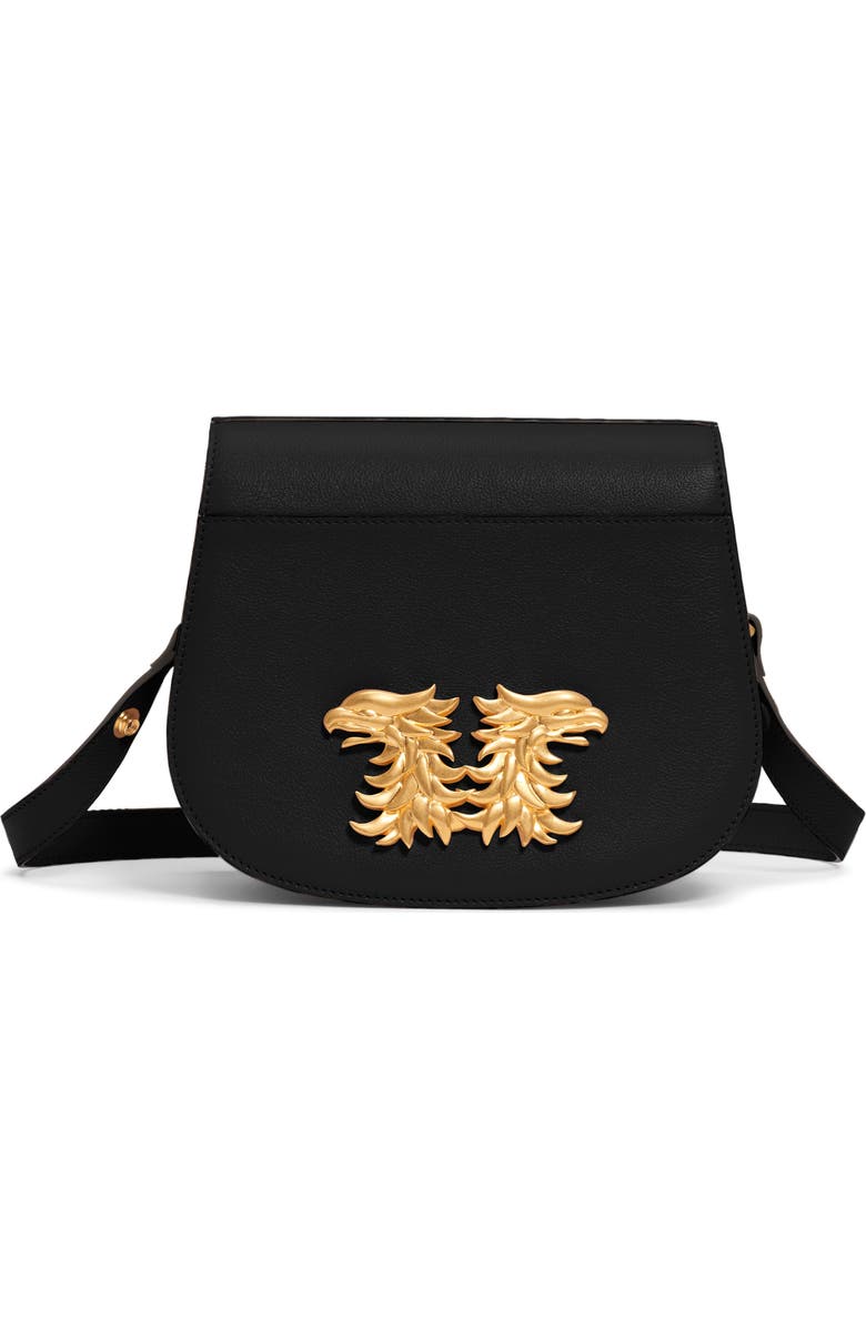 Valentino Garavani Maison Gryphon Leather Saddle Bag, Main, color,
