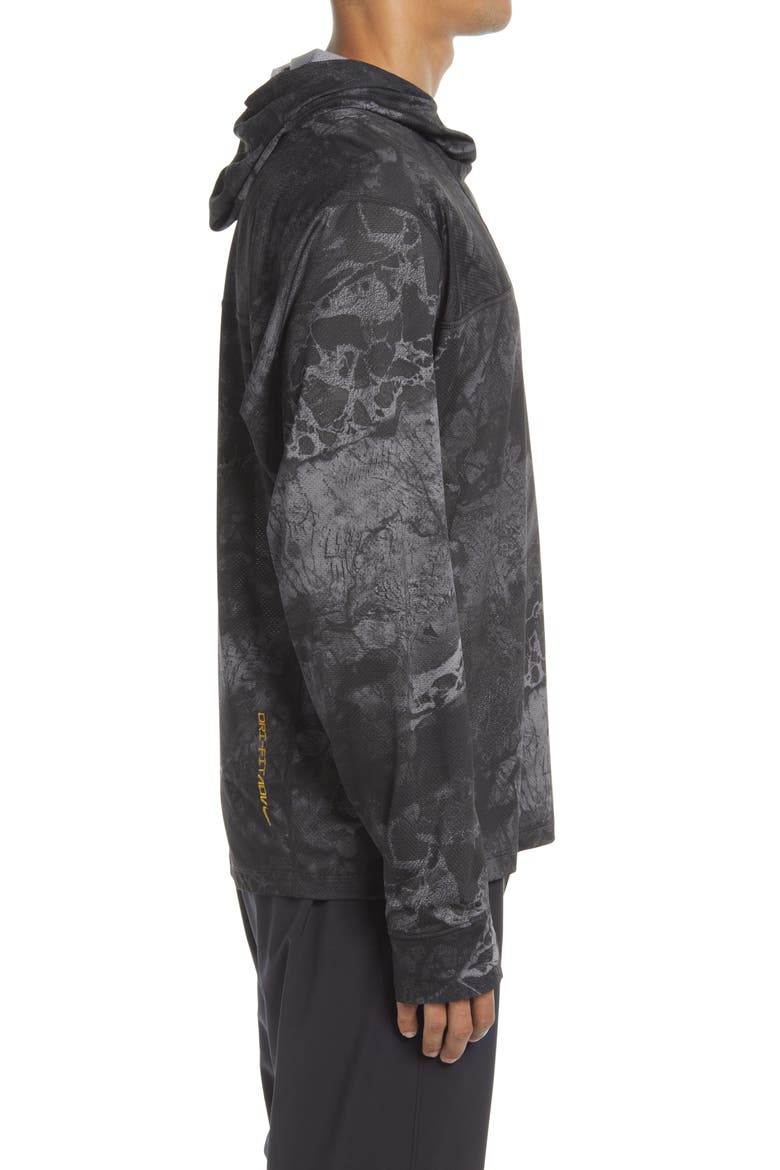 ACG Dri-FIT UV Lava Tree Pullover Hoodie, Alternate, color, BLACK/ PEAT MOSS