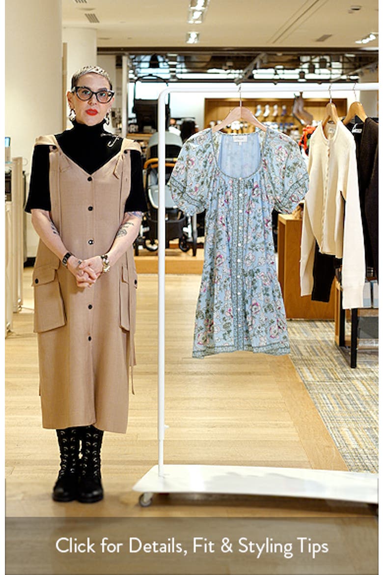 Elodie Floral Drop Waist Minidress video
