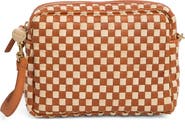 Clare V. Midi Sac Woven Leather Crossbody Bag