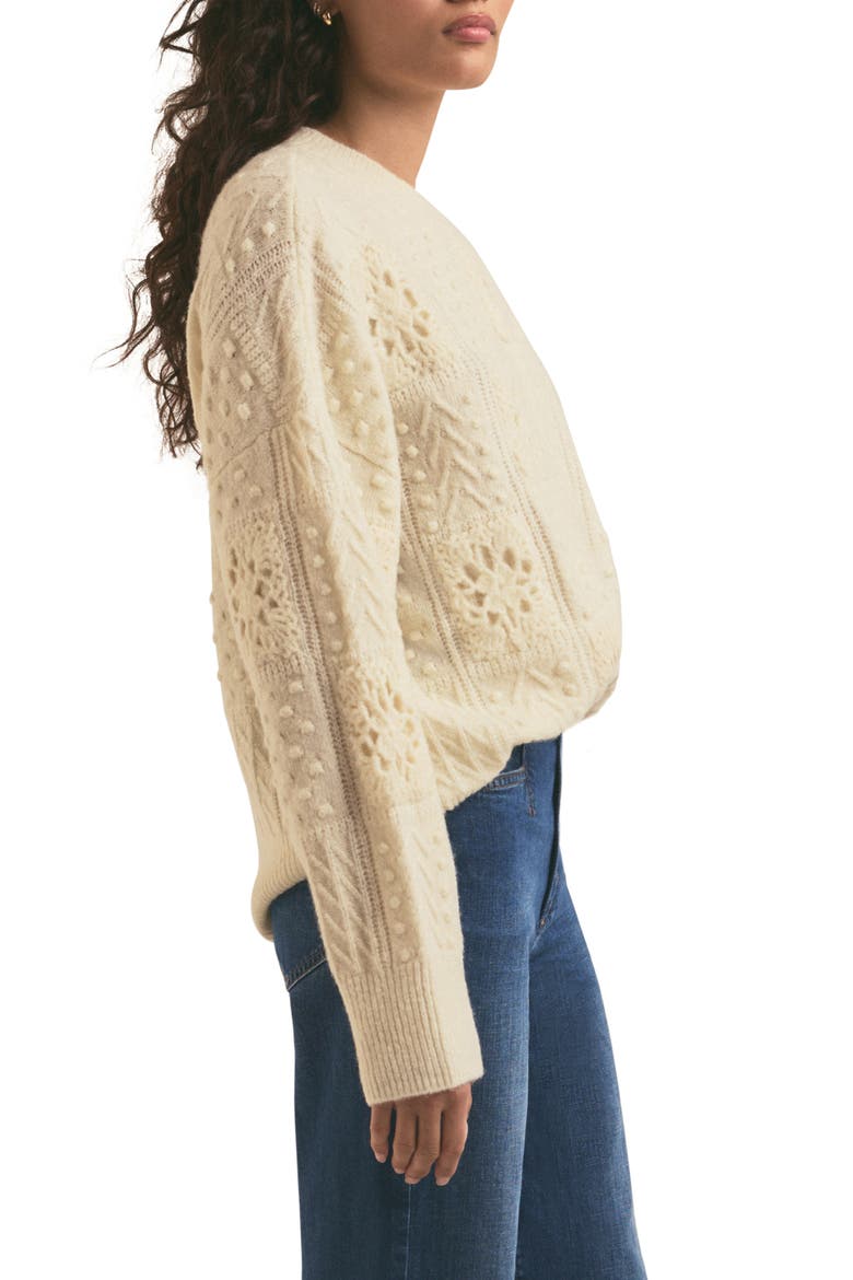 The Jovie Wool Blend Sweater, Alternate, color, IVORY