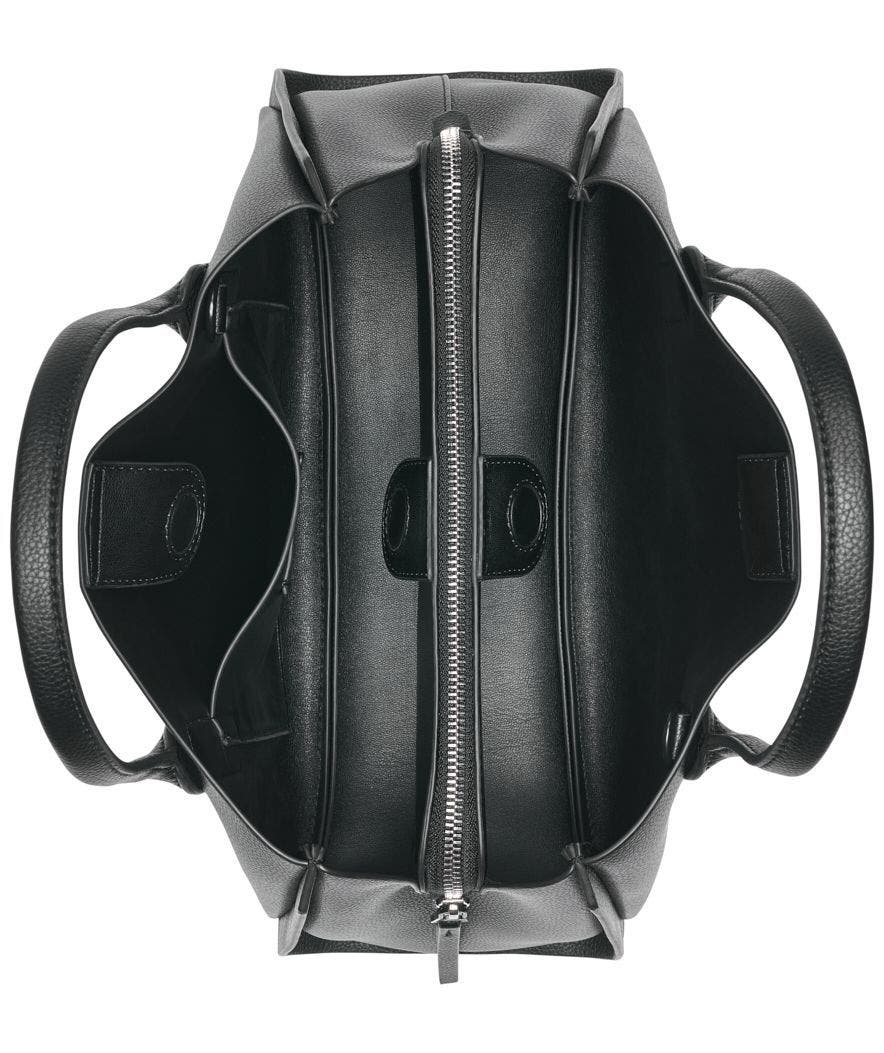 DKNY Josie Satchel, Alternate, color, Black/Black