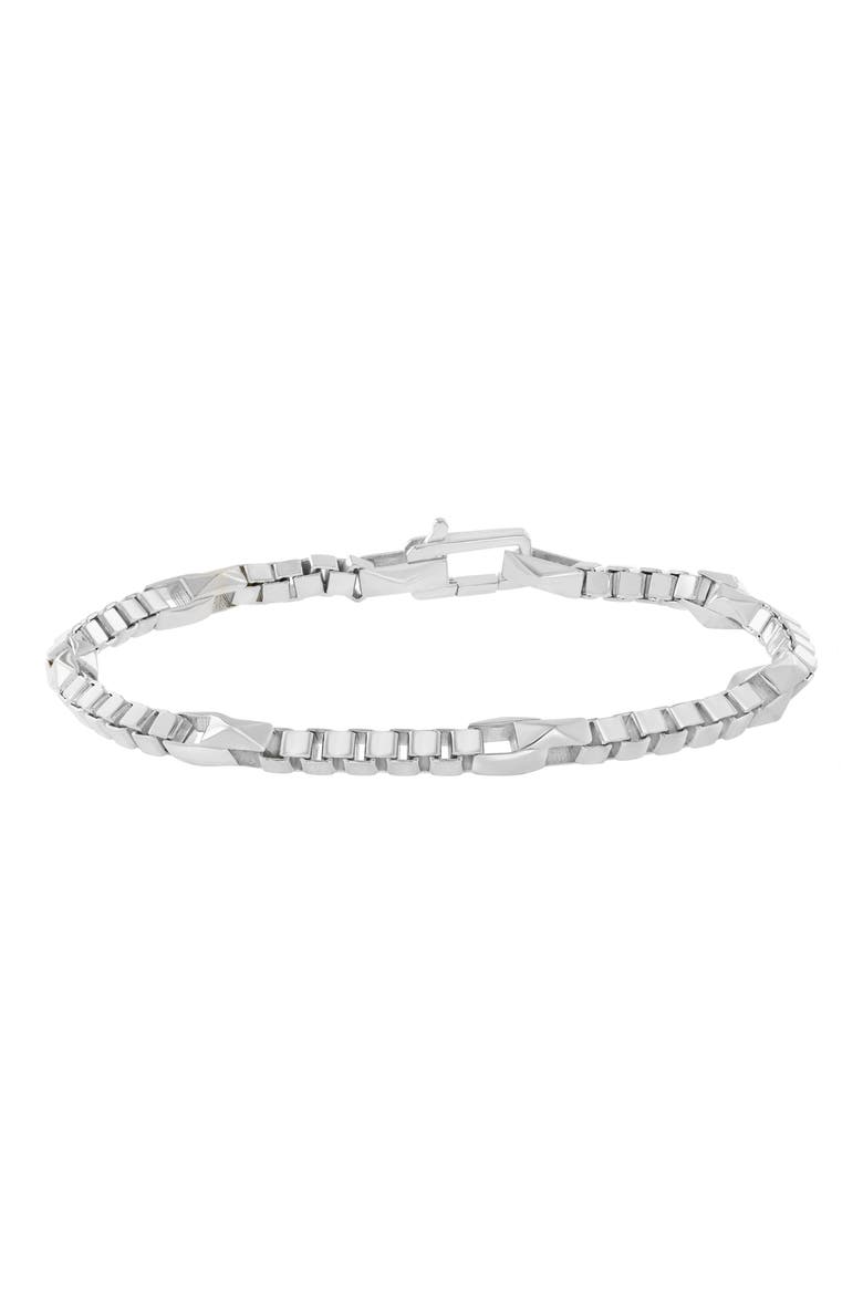 Sterling Silver Bracelet, Alternate, color, SILVER