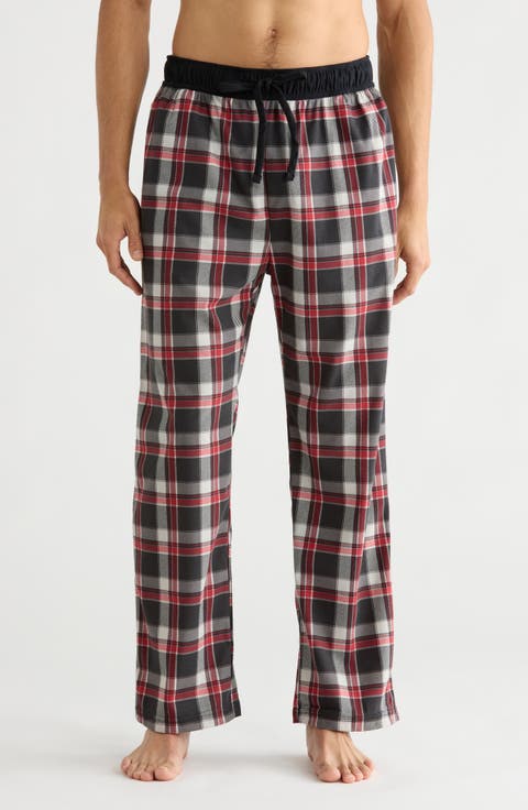 Brushed Plaid Flannel Lounge Pants