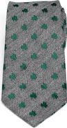 Cufflinks, Inc. Herringbone Shamrock Linen Tie