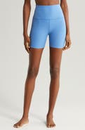 Beyond Yoga Keep Pace Space Dye Bike Shorts