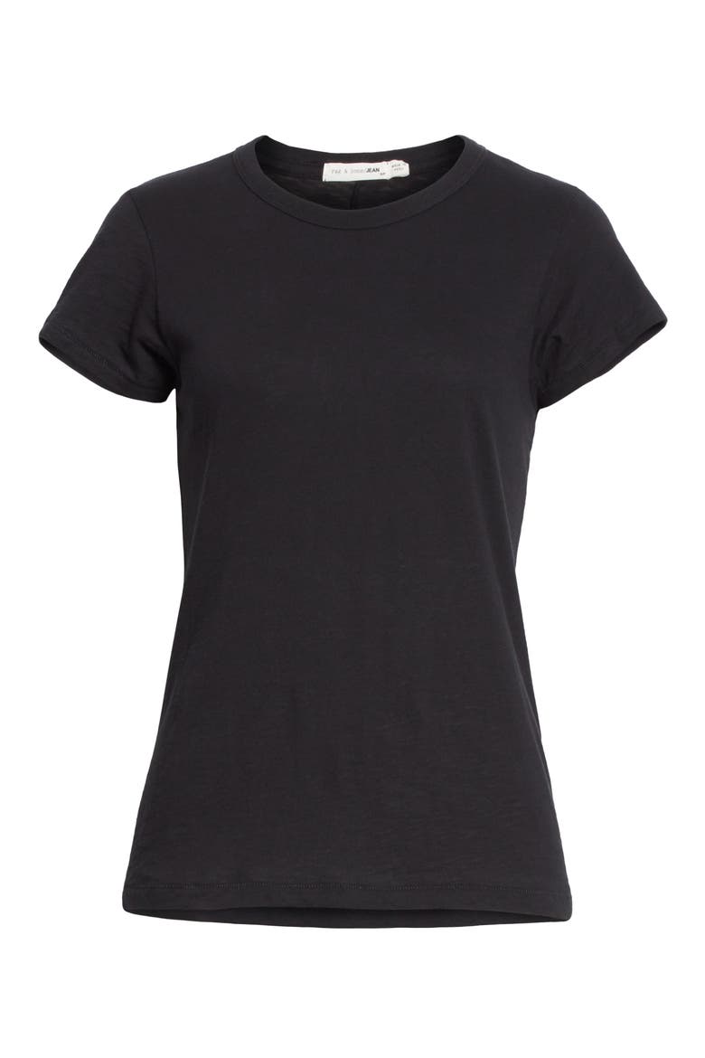 The Slub Tee, Alternate, color, BLACK