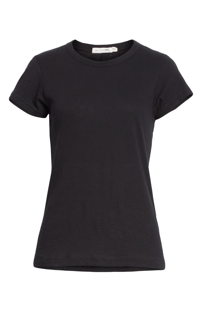 rag & bone The Slub Tee, Alternate, color, Black