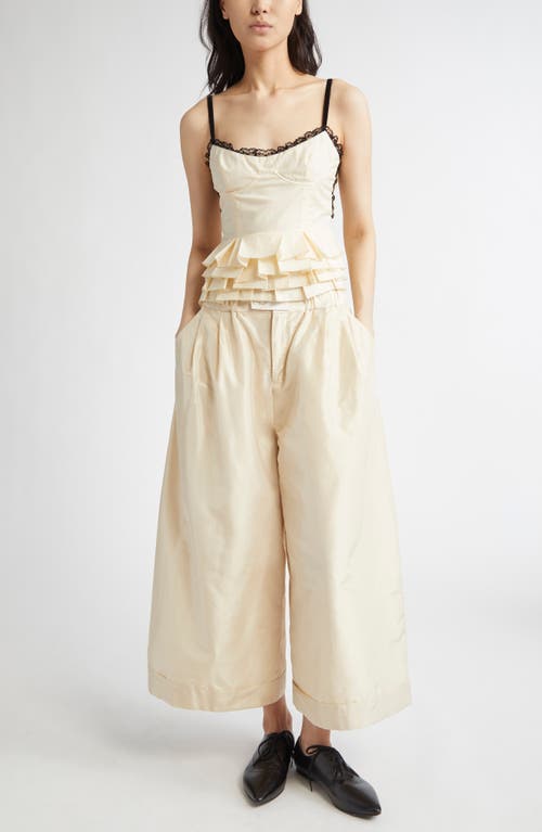 MERUERT TOLEGEN MERUERT TOLEGEN PLEATED COTTON CORSET TOP
