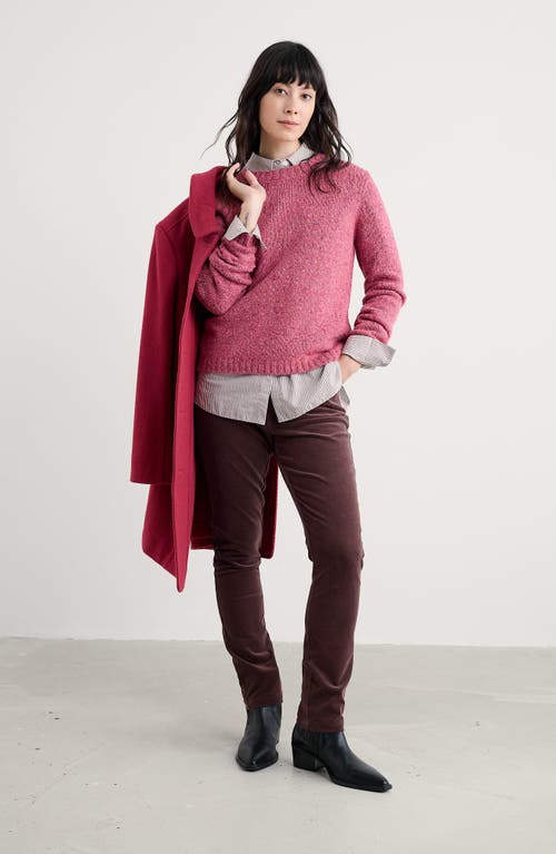 Seasalt Cornwall Dawson Pick Merino Wool Blend Crewneck Sweater In Pink