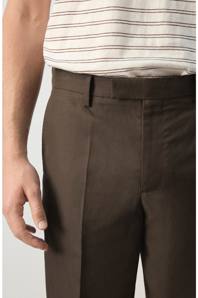 Slim Fit Suit Pants, Alternate, color, BROWN