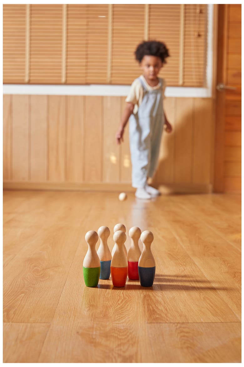Bowling Wooden Playset, Alternate, color, ASSORTED