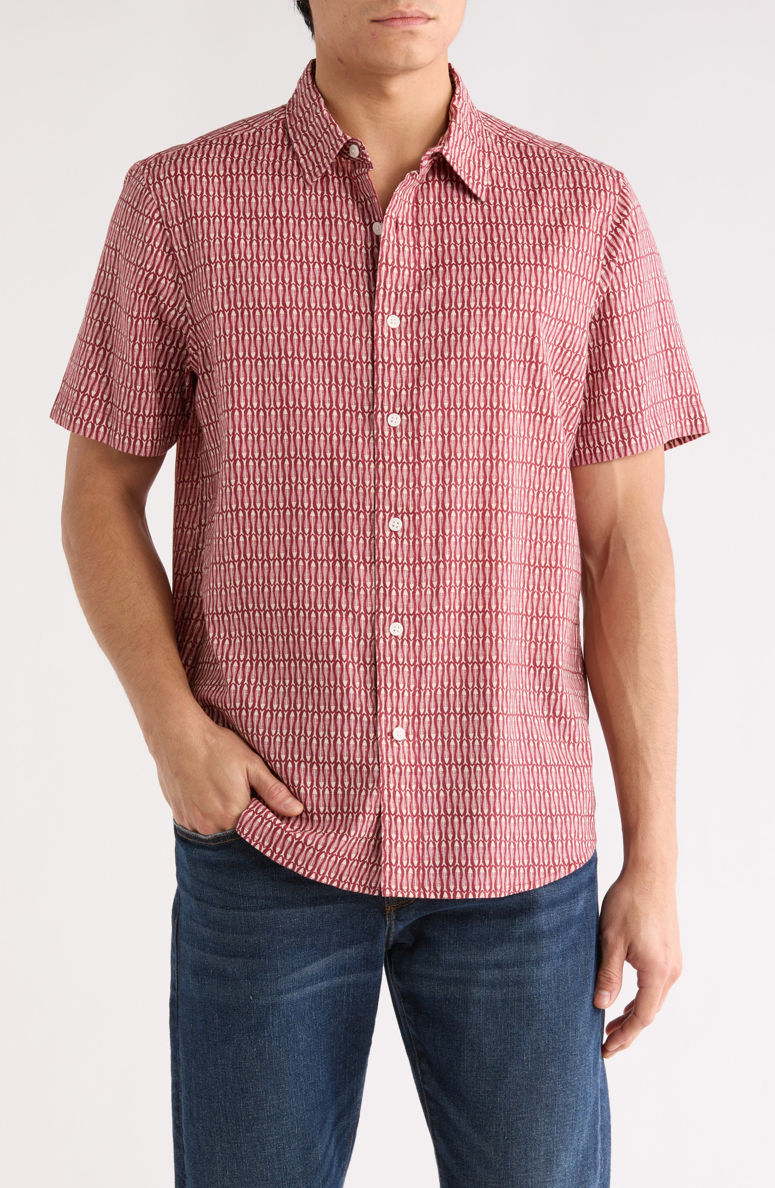 14th & Union Short Sleeve Woven Shirt