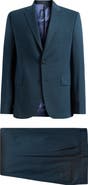 Paul Smith London Camberwell Tailored Fit Water Repellent Dark Green Wool Suit