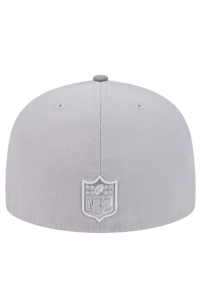 New Era Men's New Era Gray/Graphite Philadelphia Eagles Iron Cloud 59FIFTY Fitted Hat, Alternate, color, Gray