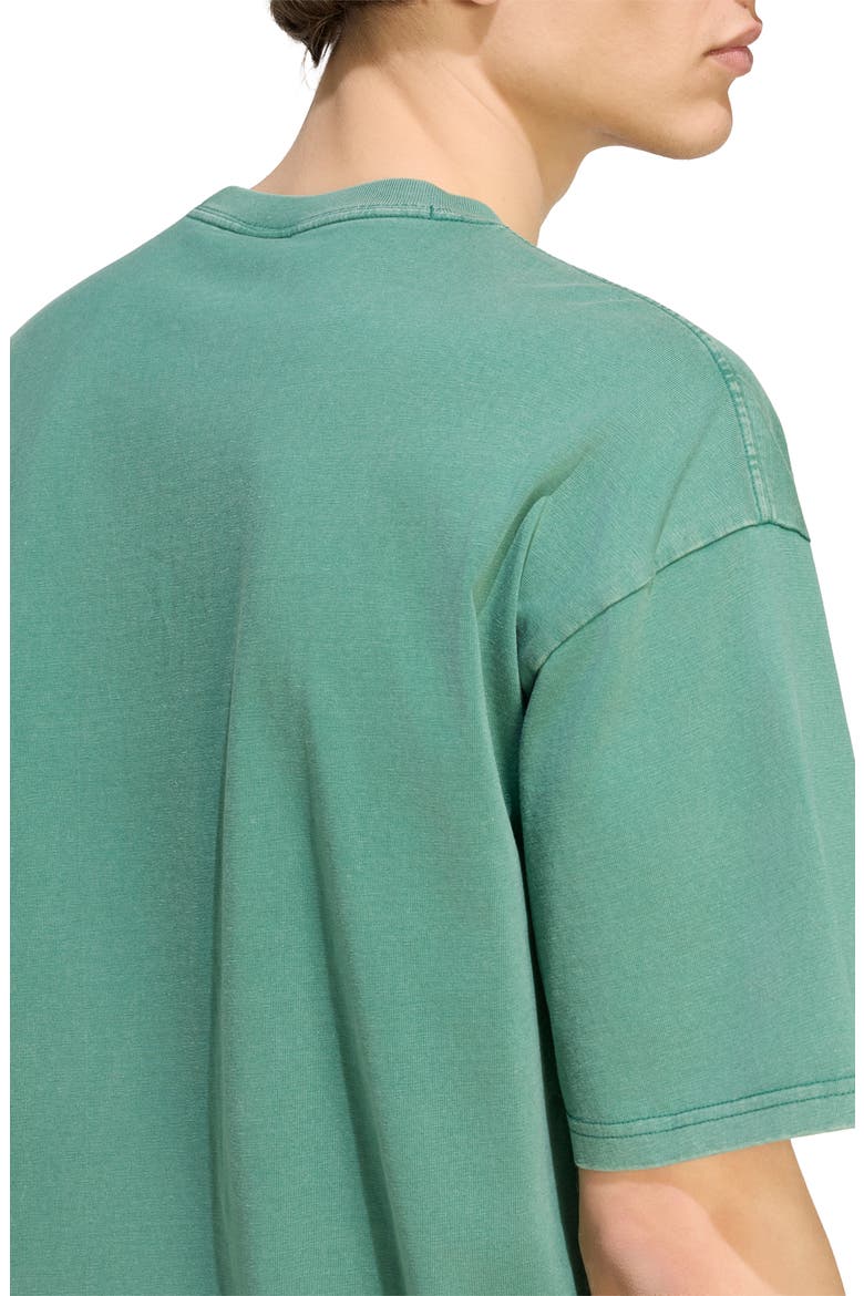 Essentials Loose Cotton T-Shirt, Alternate, color, COLLEGIATE GREEN