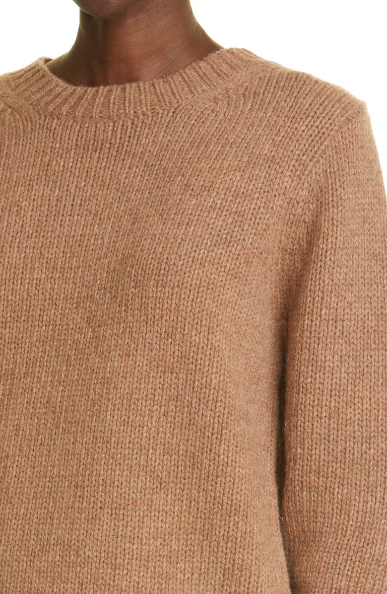 K.NGSLEY Unisex Fisherman Knit Recycled Wool Sweater, Alternate, color,