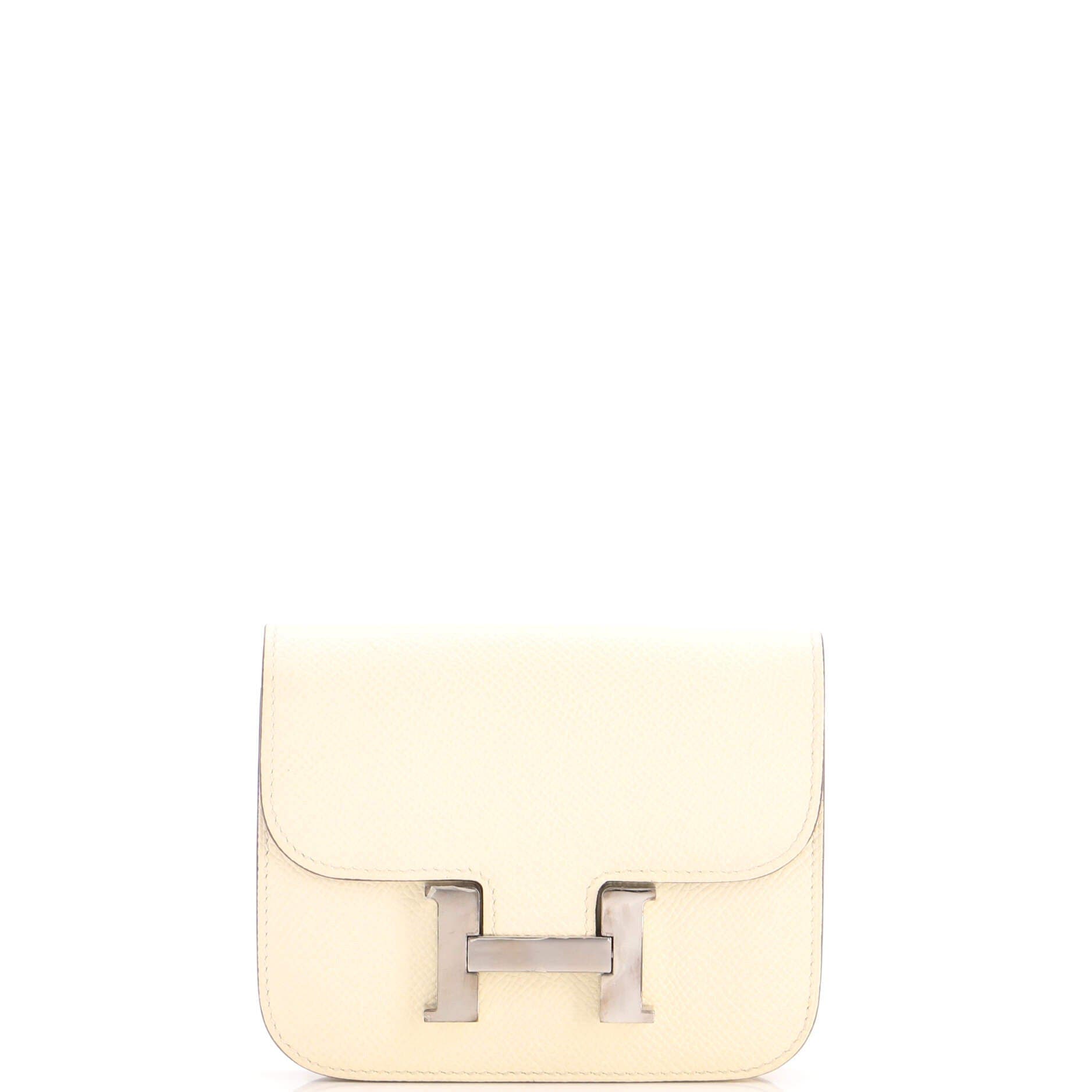 Constance Slim Wallet Epsom, Main, color, White