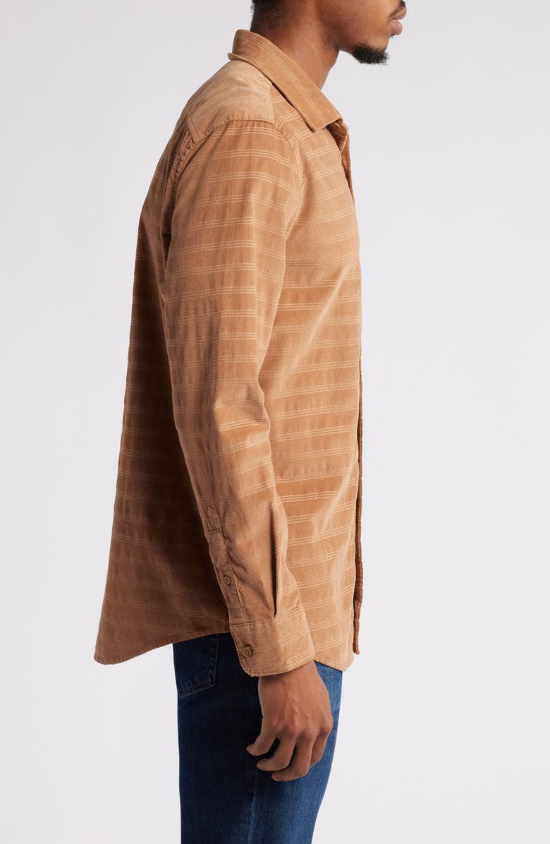 Original Penguin Slim Fit Corduroy Button-Up Dobby Shirt, Alternate, color, 