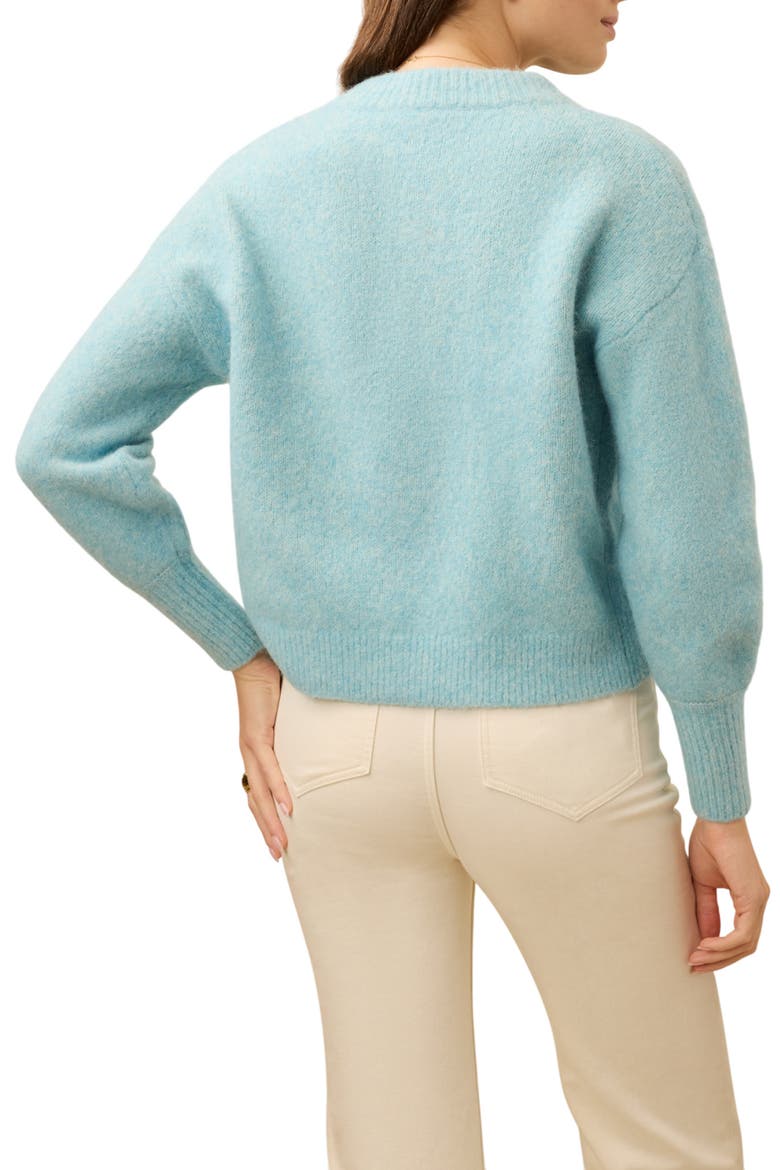 Alpine Cozy Cardigan, Alternate, color, LAKE BLUE
