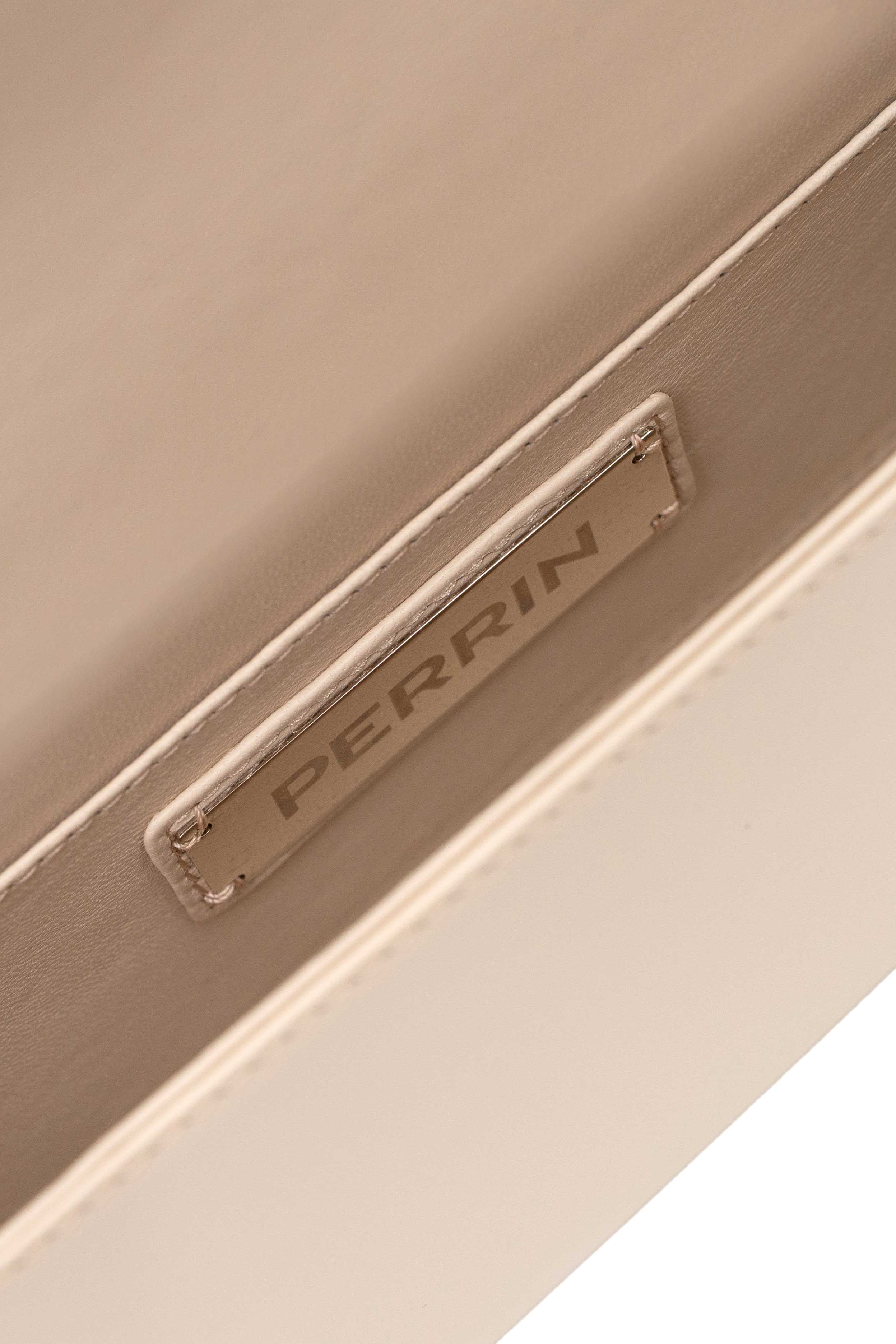 PERRIN PARIS La Corsette Clutch, Alternate, color, Crème / Black