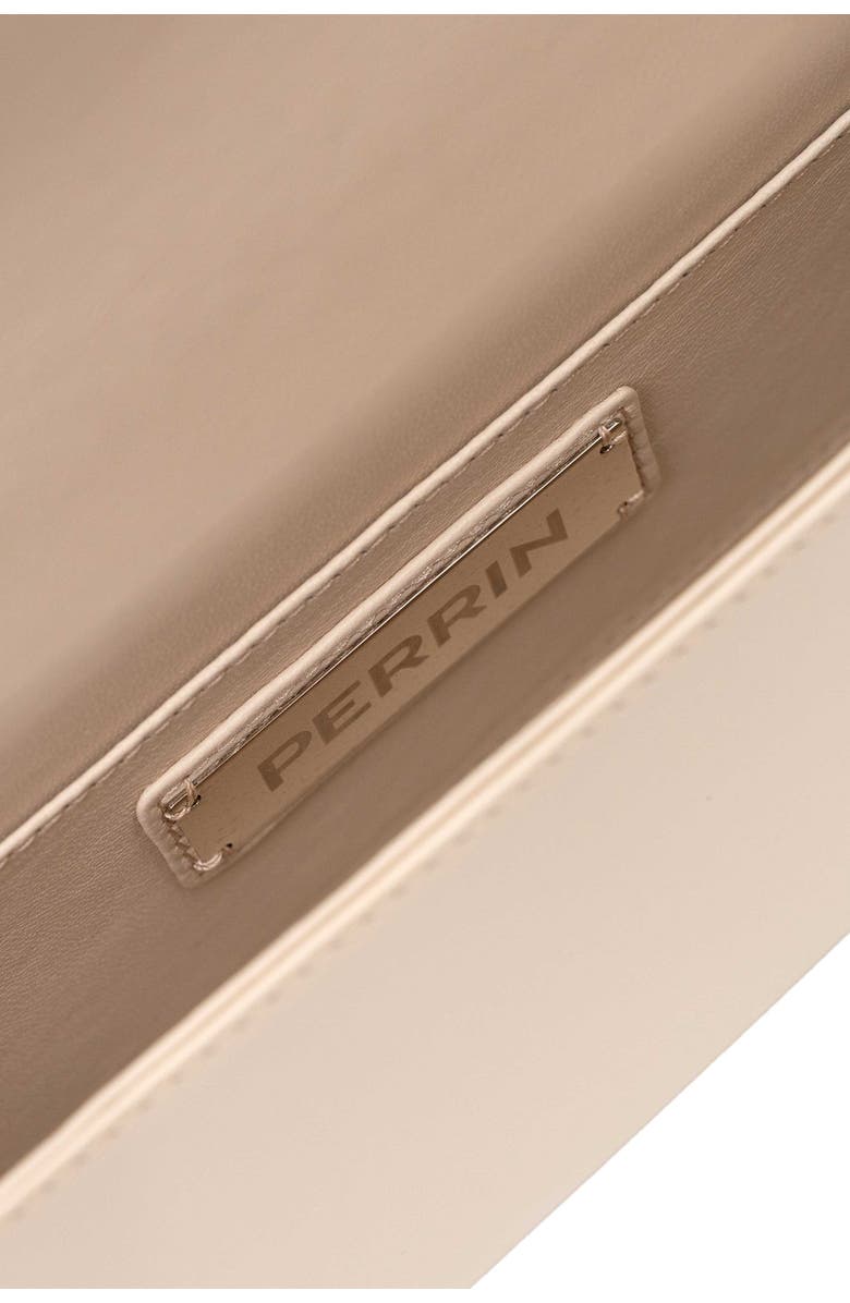 PERRIN PARIS La Corsette Clutch, Alternate, color, Crème / Black