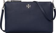 Tory Burch Mercer Pebbled Zip Crossbody Bag