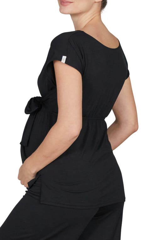 Cache Coeur Origin Pregnancy And Nursing Tunic In Blue
