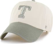 '47 Men's '47  Natural/Olive Texas Rangers Two-Tone Fashion Clean Up Adjustable Hat