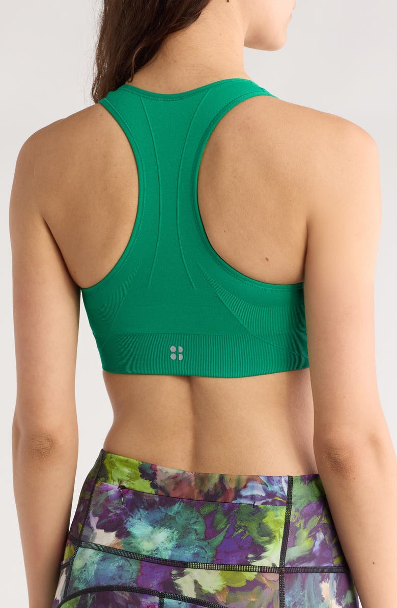 Sweaty Betty Stamina Sports Bra, Alternate, color, Electro Gr