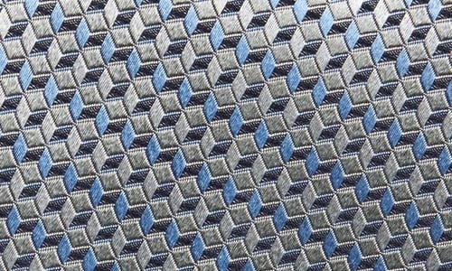 David Donahue Silk Tie In Blue