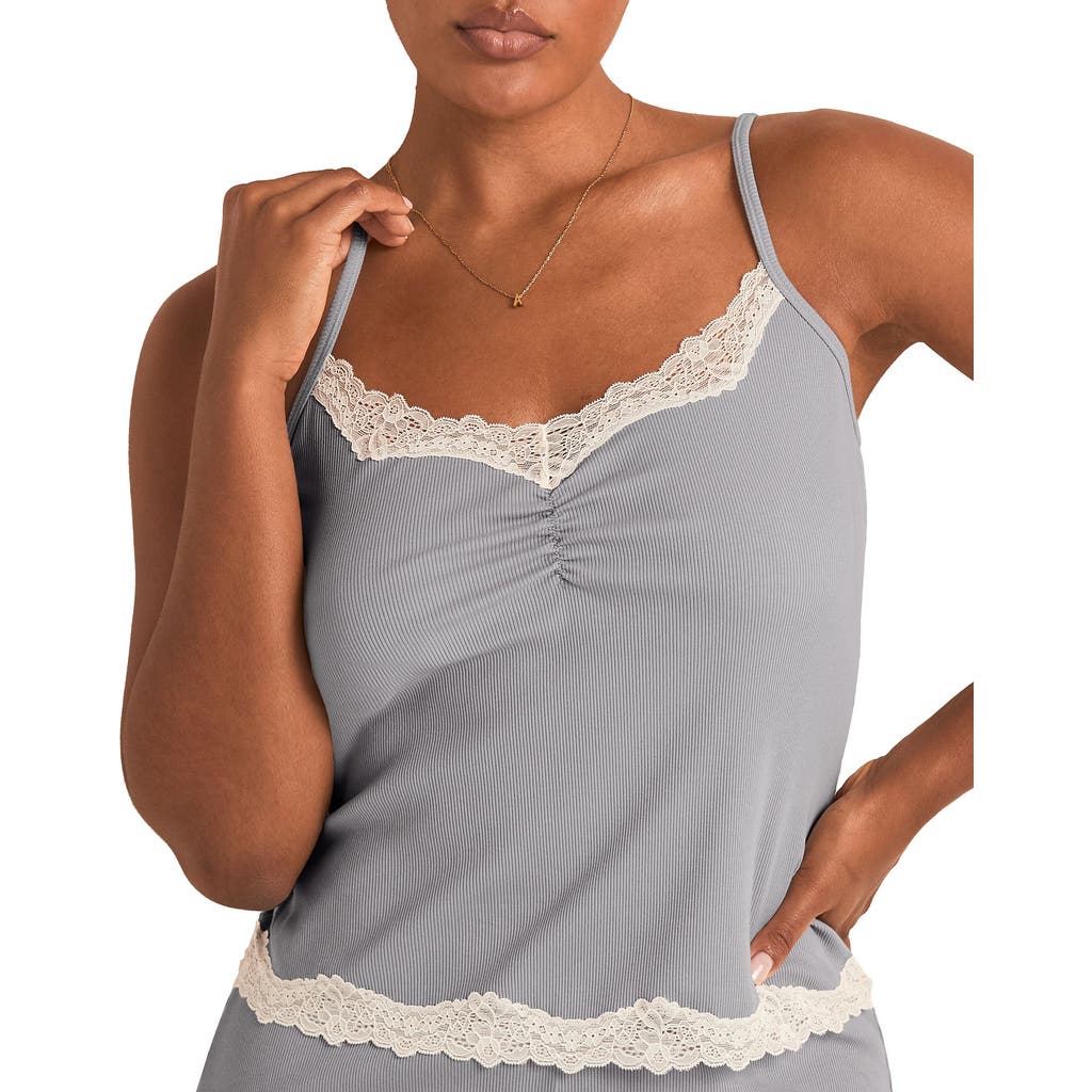 Adore Me Rib Soft Touch Collection In Gray